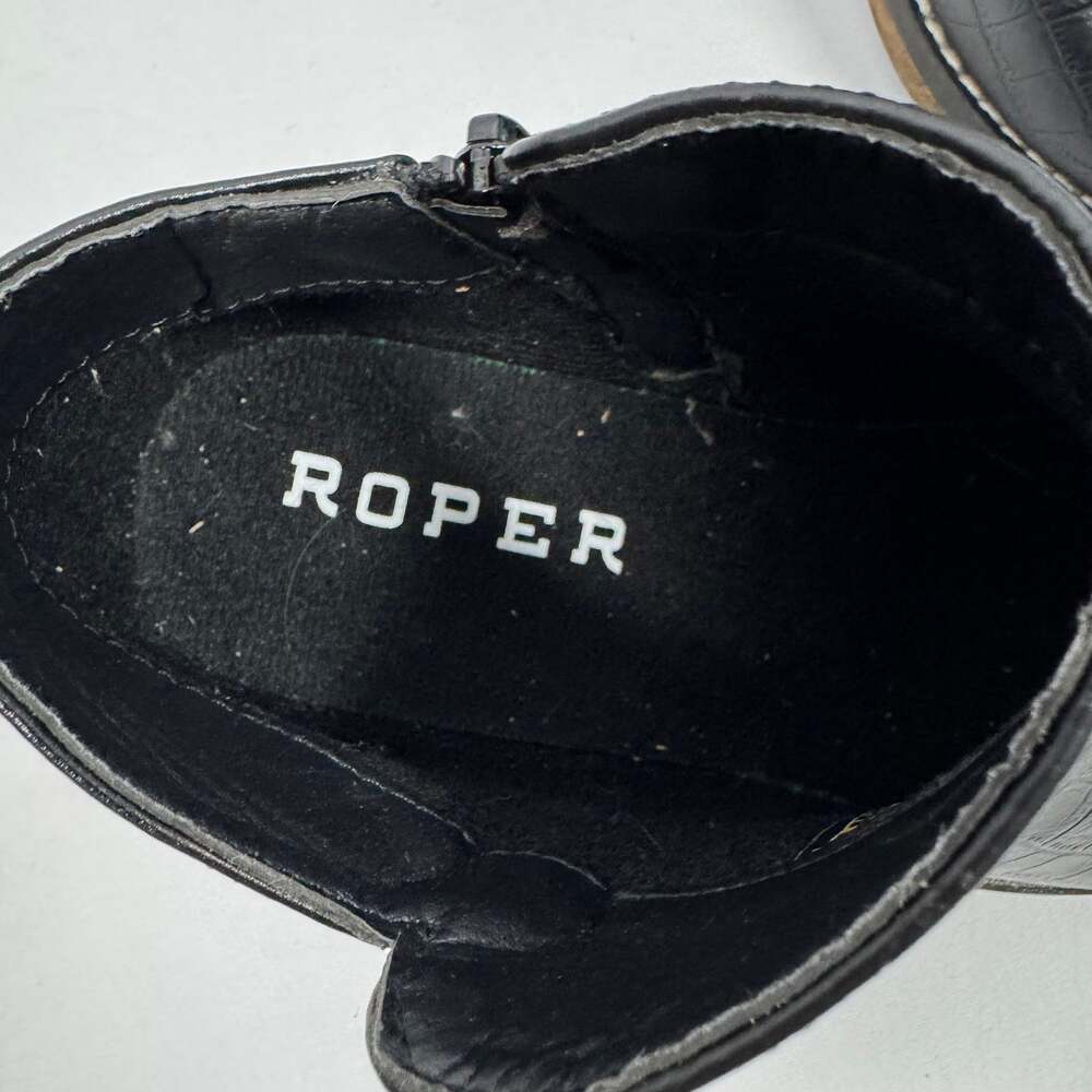 Roper Women's Sofia Caiman Ankle Boots Size 7 - Picture 4 of 6